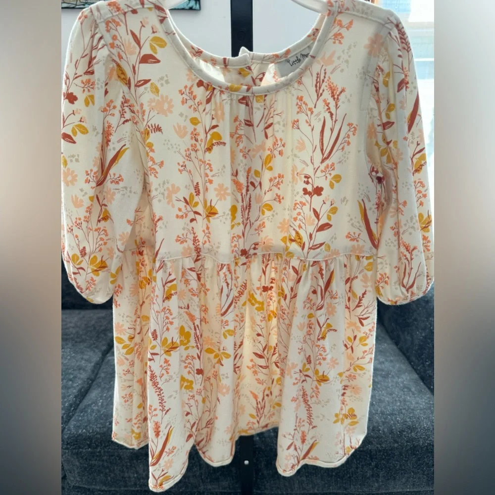 EUC 3-4T Little Moony Custom-Made Twirl Dress in Light Palette (Pink, Gold, etc)
